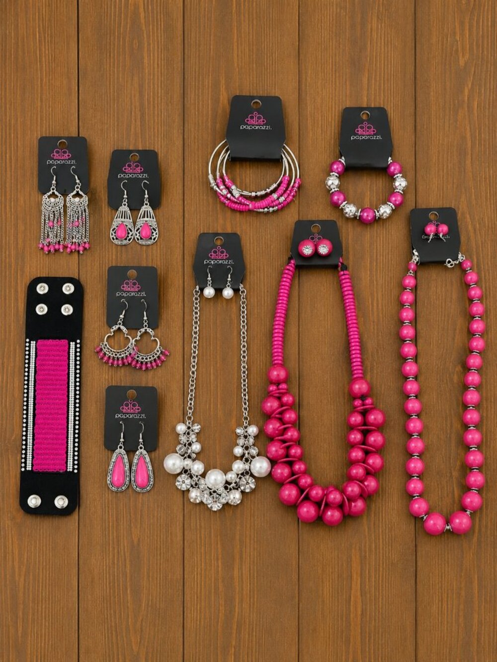 Paparazzi Jewelry Lot-  10 Piece Pink Statement Necklace Bundle NWT